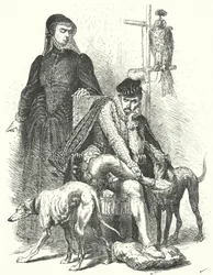 König Karl IX. von Frankreich und seine Mutter, Caterina de