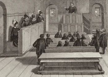 Hörsaal an der Universität Tübingen, Deutschland