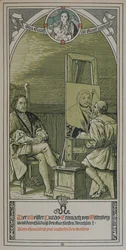 Lucas Cranach malt um 1520-30 ein Porträt von Joachim I. Nestor, Kurfürst von Brandenburg, 1906