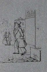 Ludwig van Beethoven (1770-1827), graviert von Johann Peter Lyser (1803-70)