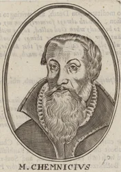 Martin Chemnitz, deutscher lutherischer Theologe und Reformator (Gravur)