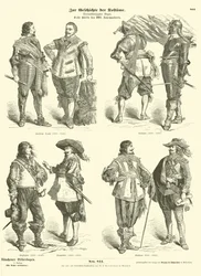 Männerkostüme der ersten Hälfte des 17. Jahrhunderts