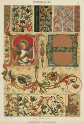 Mittelalter, Beleuchtung von Manuskripten