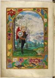 Zweiköpfige geflügelte Figur, das fünfte Gleichnis, aus 
