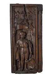 Bankende, die St. Quirinus von Neuss darstellt, um 1485-1515