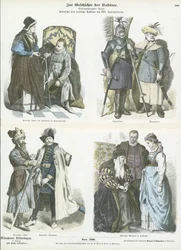 Polnische und russische Kostüme, 15. und 16. Jahrhundert