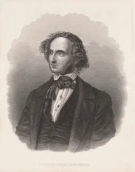 Porträt von Felix Mendelssohn (1809-47)
