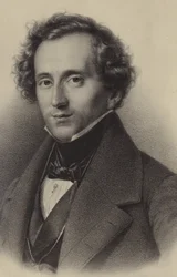 Porträt von Felix Mendelssohn