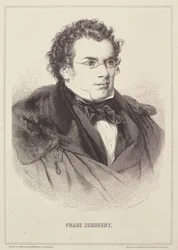 Porträt von Franz Schubert (1768-1827)