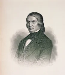 Porträt von Robert Schumann (1810-56)