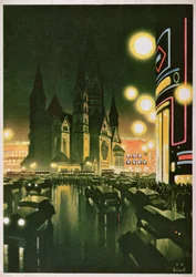 Postkarte, die Berlin zeigt, ca. 1930-36