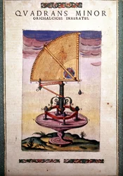 Azimutaler Zodiakal-Quadrant in „Astronomiae instituatae machanicia“ von Tycho Brahe, Wandsbeck