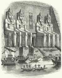 Religiöses Fest im alten Ägypten