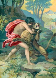 Samson und der Löwe