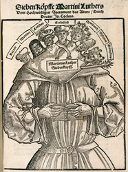 Siebenköpfiger Martin Luther