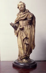 Statuette eines Heiligen, Niederrhein