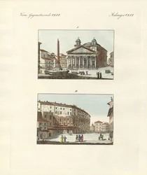 Seltsames Gebäude in Rom