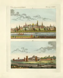 Seltsame Gebäude in Russland