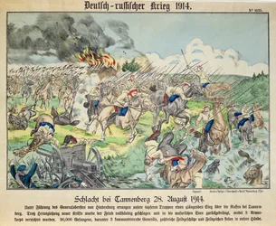 Die Schlacht von Tannenberg, 24. August 1914