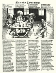 Die deutschen Tabaktrinker (Stich)