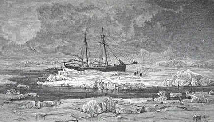 Die Germania im Eis, London, 1874