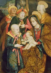 Die Heilige Familie und die Drei Weisen