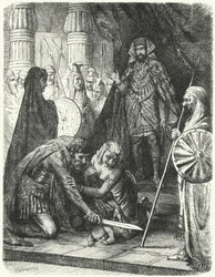 Das Urteil Salomos (Stich)