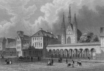 Die Klosterkirche und Klosterstraße, Berlin