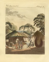 Die Wohnung der Bechuans