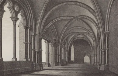 Die Lobby im Kloster Maulbronn, Baden-Württemberg, Deutschland