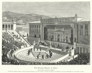 Theater des Dionysos Eleuthereus, Athen, Antikes Griechenland