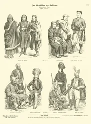 Tibetische und Kaschmirische Kostüme