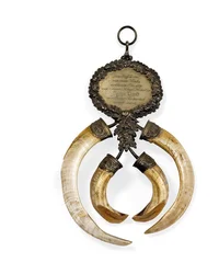 Trophäenplakette, München, ca. 1840