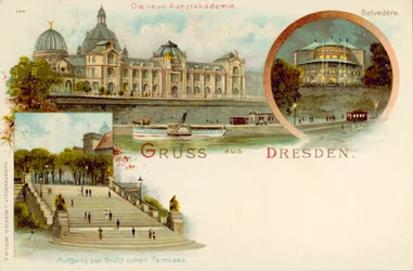 Ansichten von Dresden, Deutschland