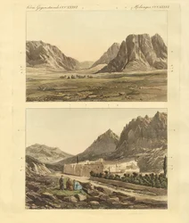 Weg zum Berg Sinai