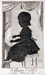 William Crotch (1775-1847) spielt die Orgel
