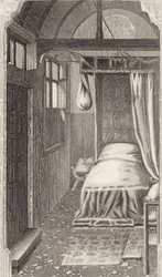 Frauenquartiere in einem Haus