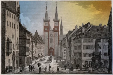 Würzburg. (Gravur, ca. 1830)