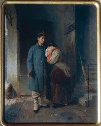 Der Aufbruch der Rekruten von 1866