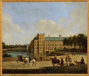 Der Binnenhof am Vijver in Den Haag