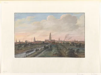 Ansicht der Stadt Groningen