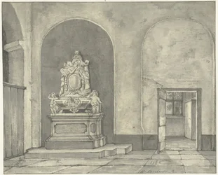 Grabmonument von Balth. Fredericus von Stosch in der Janskerk in Utrecht