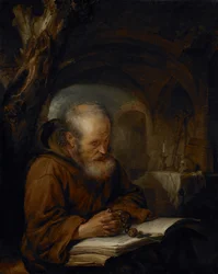 Ein Einsiedler beim Beten, 1670