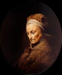 Porträt von Rembrandts Mutter