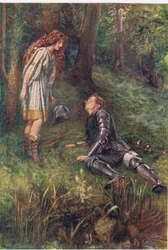Belphoebe und Timius, Geschichten aus der Feenkönigin, veröffentlicht von George Harrap and Company