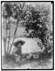 Junge mit Hund