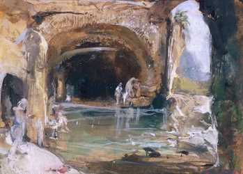 Badende in der Höhle, Neapel