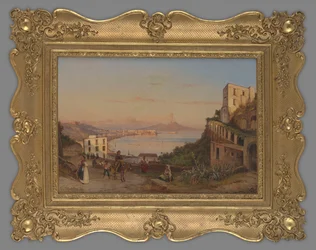Blick auf den Golf von Neapel mit dem Vesuv