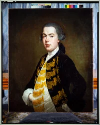 Halbporträt eines jungen Mannes, ca. 1750