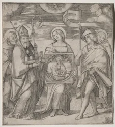 Schutzheilige von Bologna, um 1515-1520